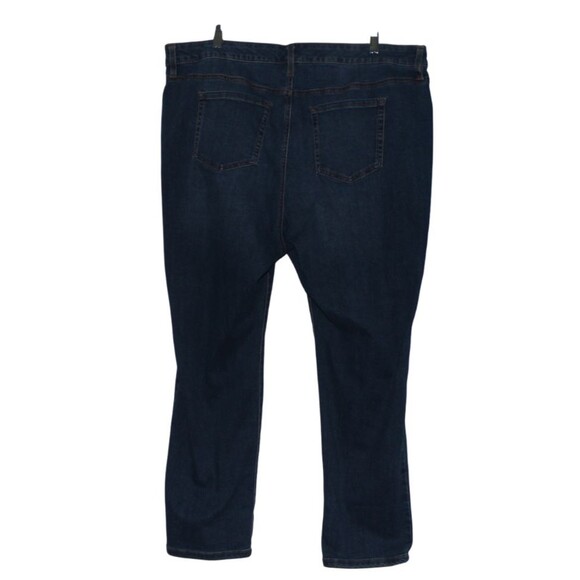 Style & Co Straight Leg Women's Plus Size 20W Stretch Denim Blue Jeans - Picture 4 of 5